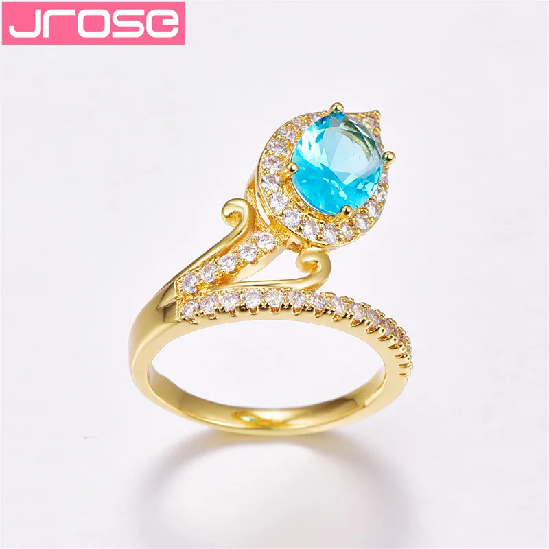 JROSE 2019 новые модные обручальные кольца для женщин серебро 925 ювелирные изделия