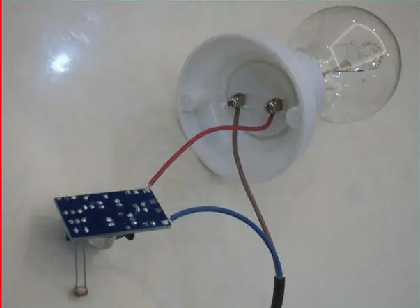 Электронный комплект сделай сам лампа 220 В со звуковой активацией и