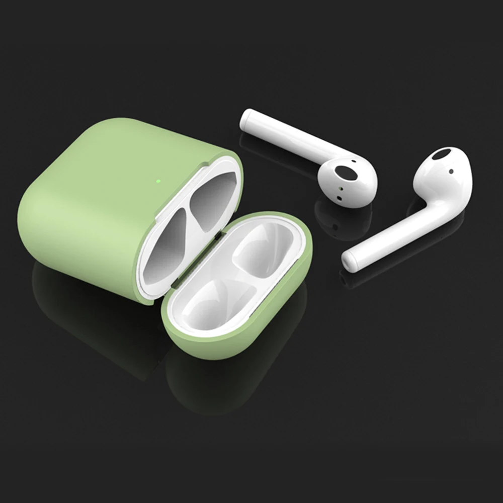 Для Apple Airpods 2 Чехол беспроводной Bluetooth силиконовый чехол для наушников s для Airpods 2 Air pods 2 зарядная коробка противоударный чехол