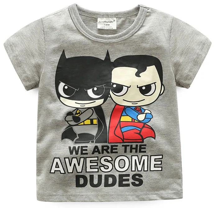 T7215 Batman Футболка для мальчиков футболка с изображением автомобиля Camiseta Koszulka летний топ Koszulki Meskie, детская одежда футболка Enfant - Цвет: T7215 Batman