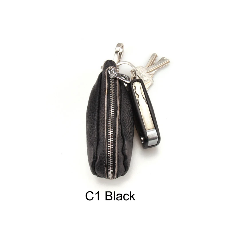 Unisex Men's Purse Women Genuine Leather Key Holder 2018 Kaychain on a Male Bag For Organizer Housekeeper Man Keys Pocket | Багаж и