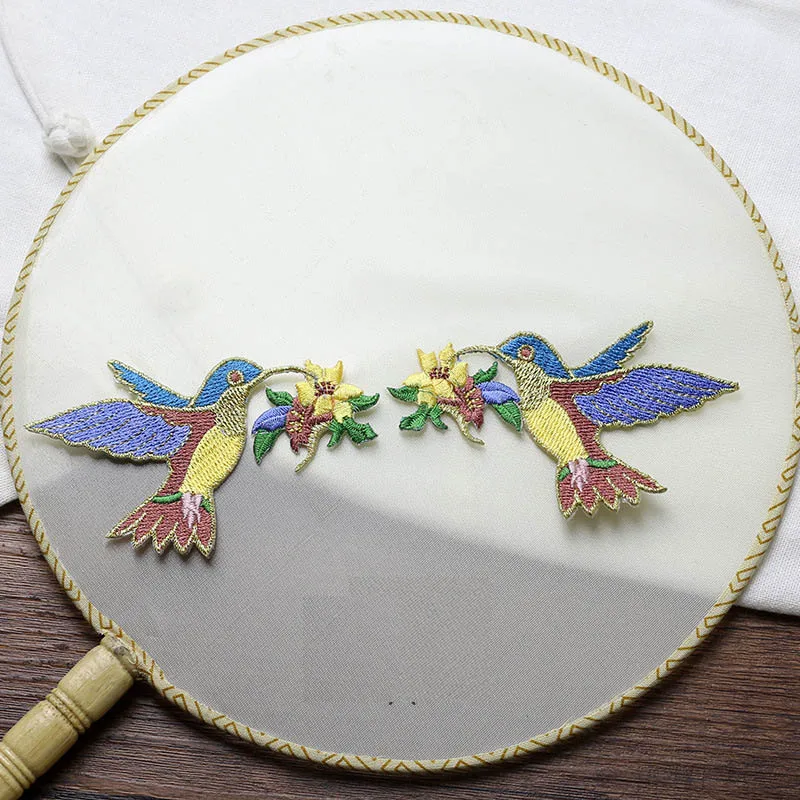 Аппликации для одежды с птицами 4 шт./набор | Дом и сад