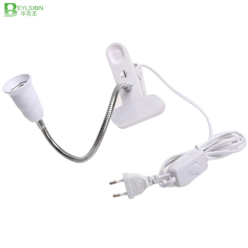 EU Plug E27 Extend BEYLSION светодиодный парник очки УФ-веревка, светильник в виде йойо Вешалки цифровой ЖК-термометр гигрометр для светодиодный светать Палатка лампы - Цвет: EU Plug E27 Extend