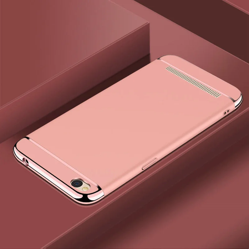 Роскошный позолоченный пластиковый чехол 360 для Xiaomi Redmi 5A Redmi 5A 5,", защитный чехол для телефона, чехол для Redmi 5 A, задняя крышка