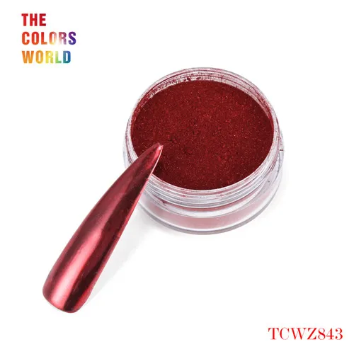 TCWZ843 20g TCT-239 зеркальный порошковый эффект хромированные ногти пигментный Гель-лак дизайн ногтей маникюр украшение тени для век макияж хна тату сделай сам - Цвет: TCWZ843 20g