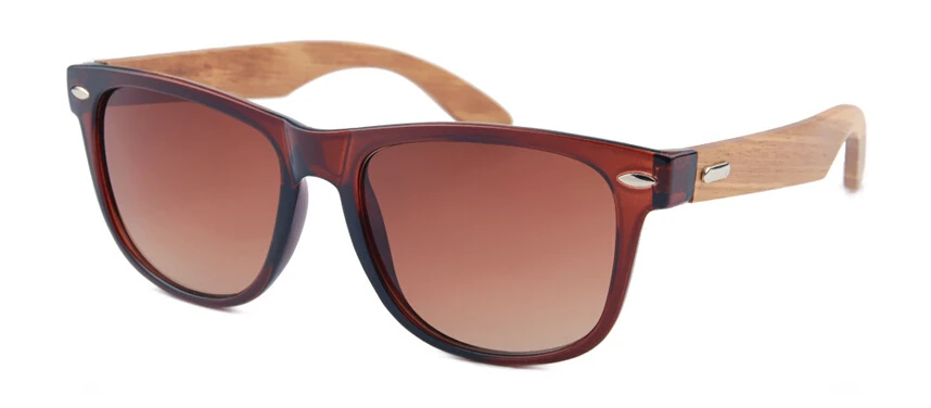 C2 BerWer UV400 солнцезащитные очки Для мужчин деревянные очки Óculos De Sol Masculino бамбуковые женские солнцезащитные очки Брендовая Дизайнерская обувь очки - Цвет линз: C2