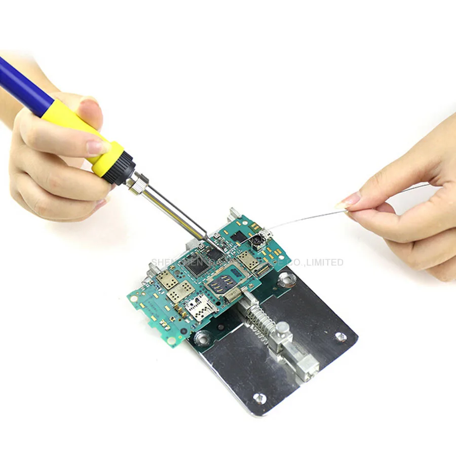 2 в 1 Термовоздушная паяльная станция 110V/220V Цифровой Дисплей электрическая