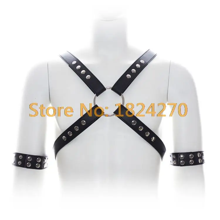 Мужское сексуальное нижнее белье горячий Фетиш бондаж набор из искусственной