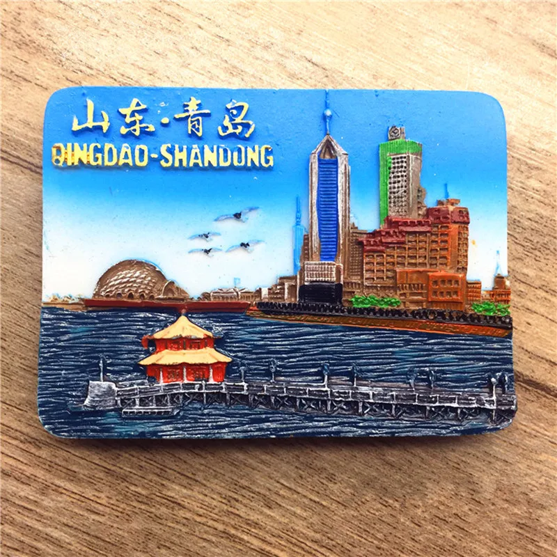 Китай магнит на холодильник Shangdong Циндао туристические сувениры декоративные
