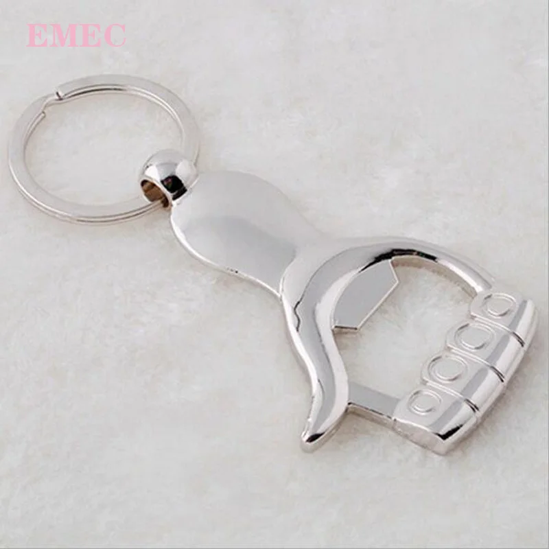 Portable Car keychain Hand Shape High-grade Simulation Key Chain Bottle Opener Silver Ring Best Gift Auto Accessories | Автомобили и