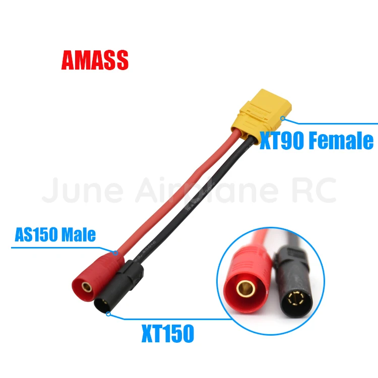 Amass XT90 Turn XT60 AS150 XT150 штекер гнездо Цилиндрический разъем anti spark для RC DIY FPV Quadcopter