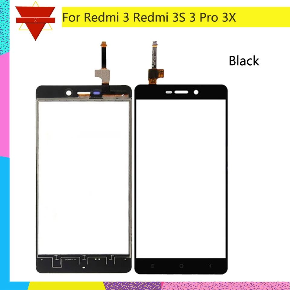 Оригинальная передняя панель Redmi 3 для Xiaomi 3S Pro 3X сенсорный экран сенсор ЖК-дисплей