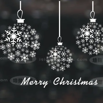 

Christmas Ball Wall sticker window sticker Wall Decor Glass Sticker home decoration