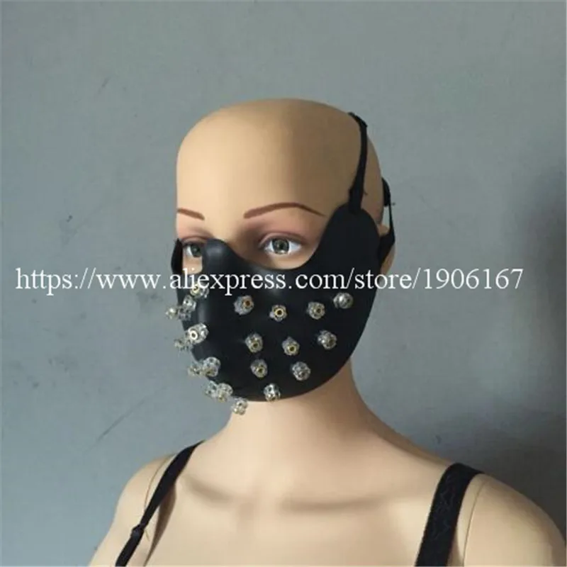 Новый дизайн красная лазерная маска для женщин светящийся бюстгальтер одежда