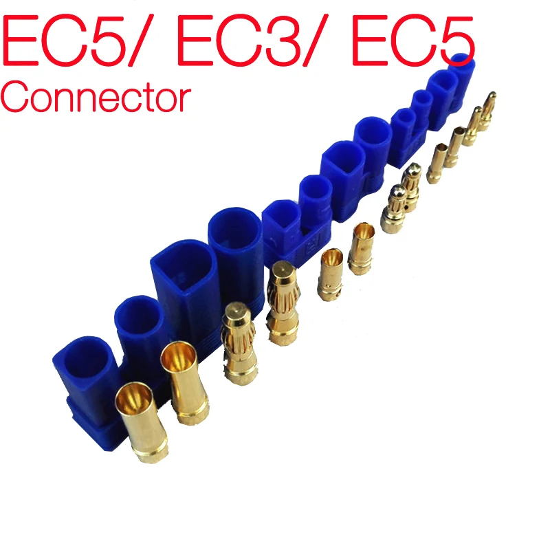 Разъемы EC2/ EC3/ EC5 для аккумулятора RC ESC|ec5 connector|ec3 plugec3 connector |
