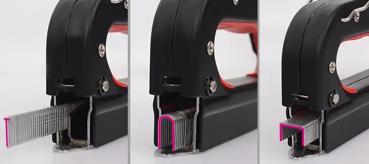 3 вида цветов многоинструментный штапельный пистолет для ногтей мебельный