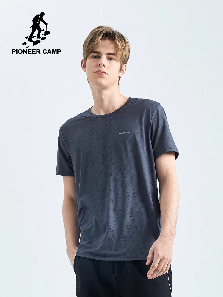 Мужская дышащая футболка Pioneer Camp Спортивная быстросохнущая с круглым вырезом