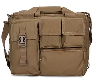 Khaki 15 ''Molle Военная Сумка для ноутбука Тактический компьютерный рюкзак сумка-почтальонка милая сумка на ремне для кемпинга на открытом воздухе спортивная сумка XA672WA - Цвет: Khaki