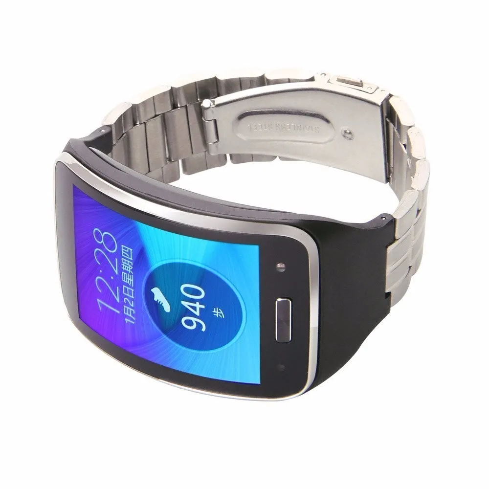 COMLYA металлический сменный Браслет фитнес-браслет ремешок для samsung gear S SM-R750 Djustable стальной браслет R750