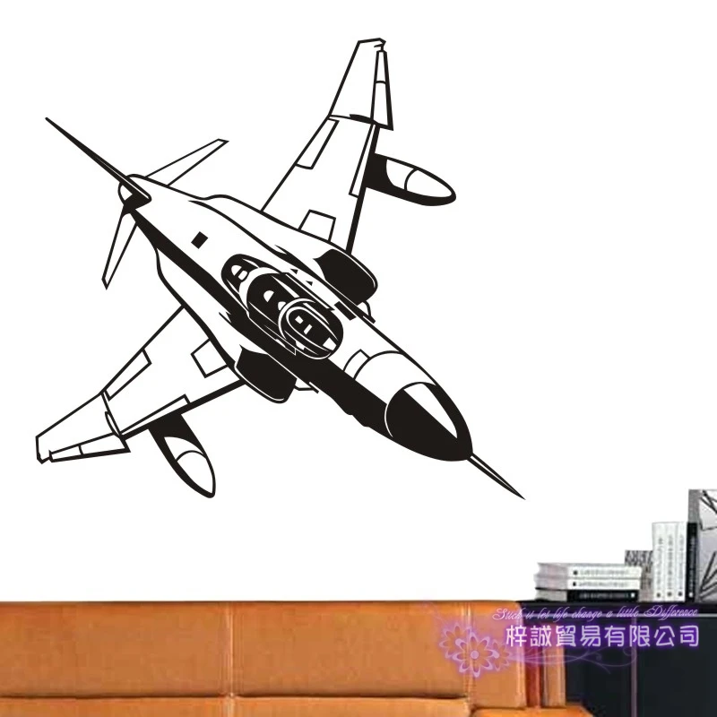 Боец стикер автомобиля Наклейка классические плакаты с самолетами виниловые