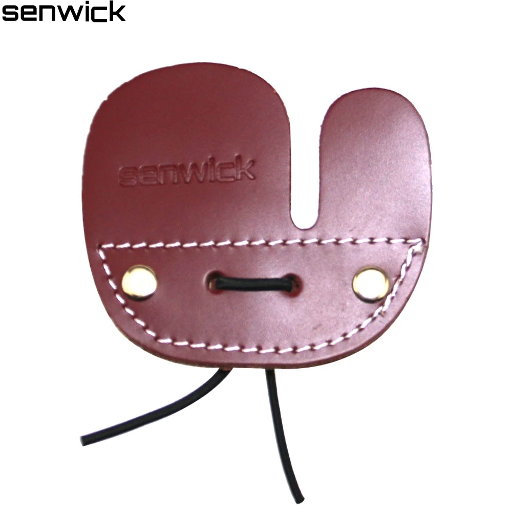 Новинка защита для пальцев стрельбы из лука стрелы охоты коровьей кожи материал