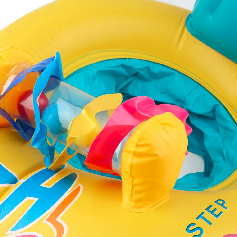 2017 безопасное регулируемое плавающее кольцо для мамы и ребенка двойные