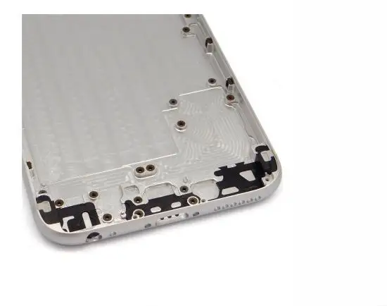 Мобильный телефон серебристый/белый металлический пустой корпус для iPhone 6g