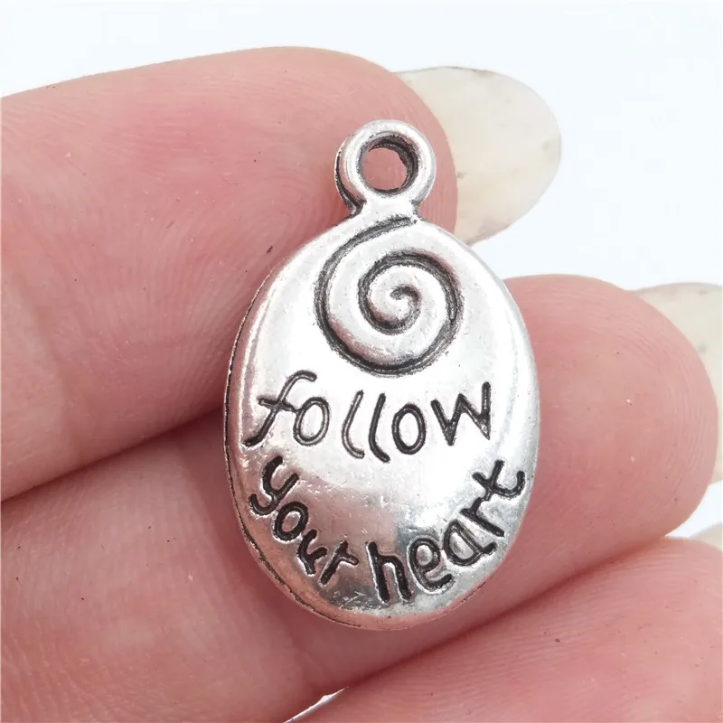 Вдохновляющие Слова из цинкового сплава в ассортименте 30 штук подвески виде