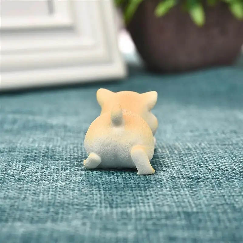 Милый хомяк фигурки животных Смола ремесло микро гном миниатюрный DIY волшебный