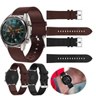 Роскошный кожаный браслет на запястье для Huawei Watch GT Runner GT3 42 мм46 мм активный 2e классический браслет 22 мм аксессуары для наручных часов