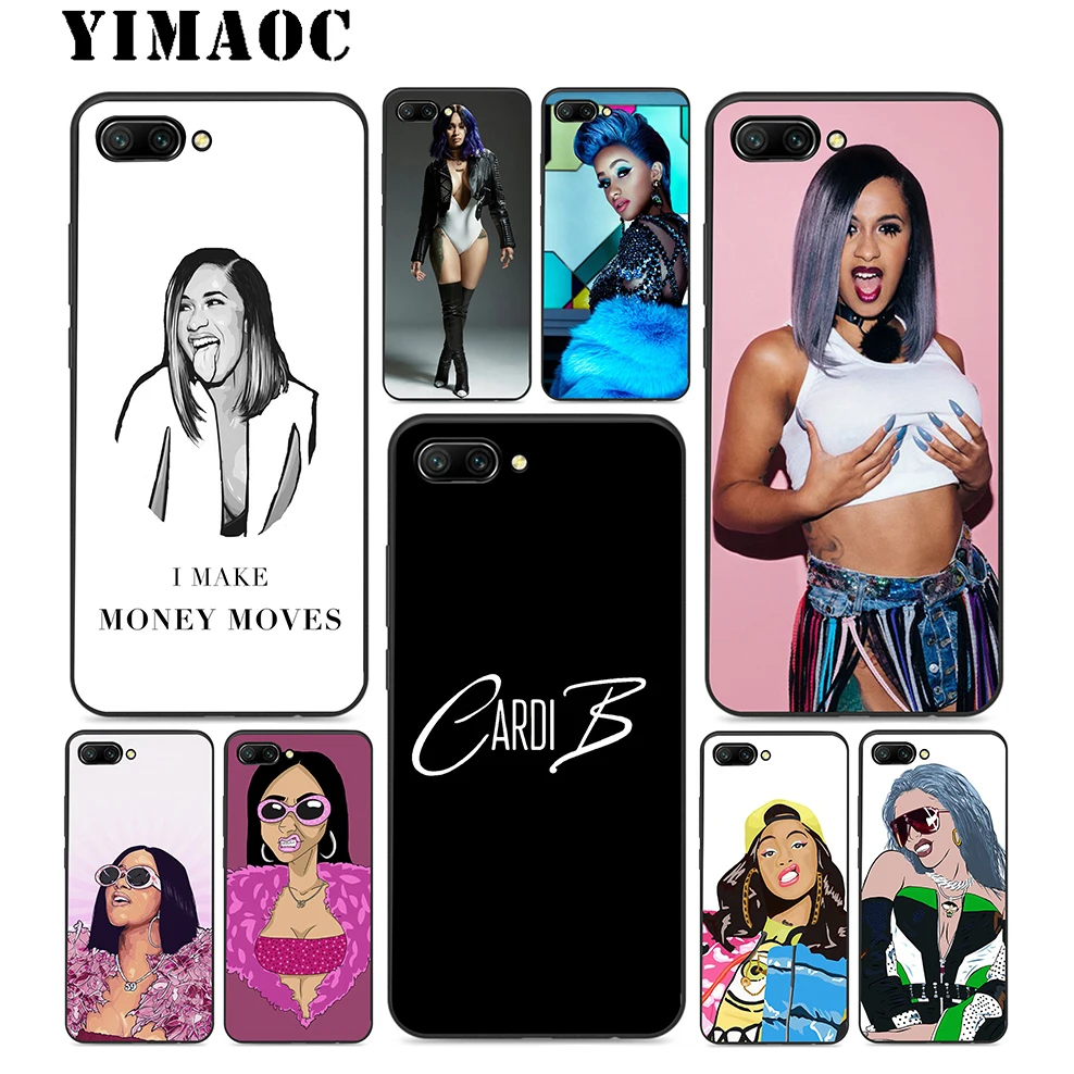 YIMAOC Cardi B Rapper сексуальный мягкий силиконовый чехол для huawei Honor mate 10 P20 P10 P9 P8 P Smart Y6 6A