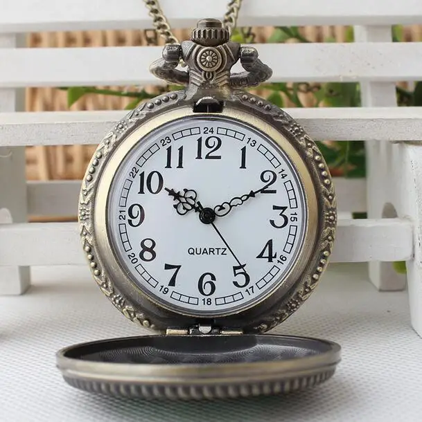 Винтажные бронзовые антиквариат с американским морским узором кварцевые