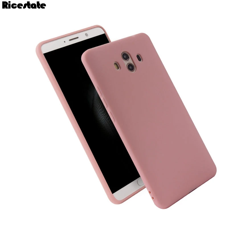 Матовый Силиконовый мягкий чехол из ТПУ для Huawei Mate 10 9 Honor 8X 6X 7X 8 P8 P9 Lite 2017 P10 P20 lite Nova