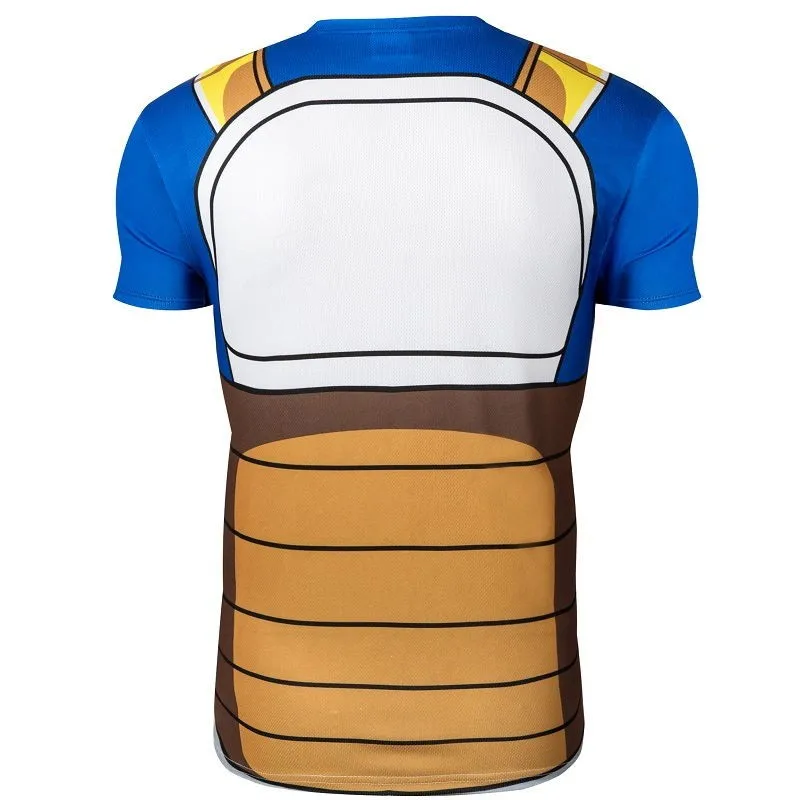 Новинка 2018 футболка Dragon Ball Z Goku Vegeta для бодибилдинга супер Saiyan летняя одежда Homme