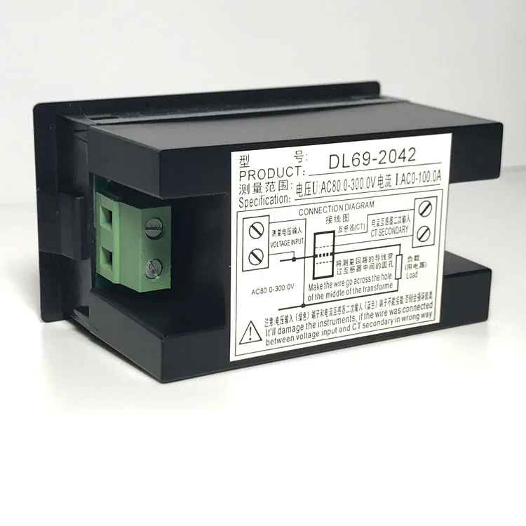 Цифровой светодиодный вольтметр Амперметр переменного тока 80-300 В/110 а измеритель