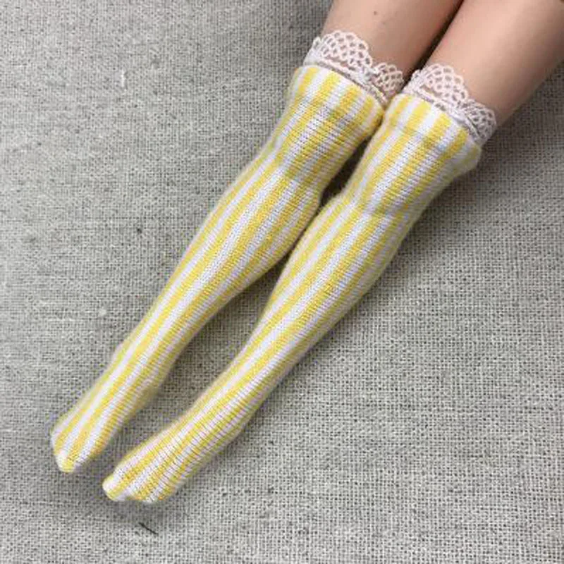 1 пара милых 1/6 кукольных чулок для Blyth Pullip Barbies Momoko Azone кукла Licca носки аксессуары