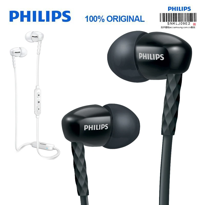 Оригинальные спортивные Philips SHB5850 Беспроводной наушники с Bluetooth4.1 Динамик провод