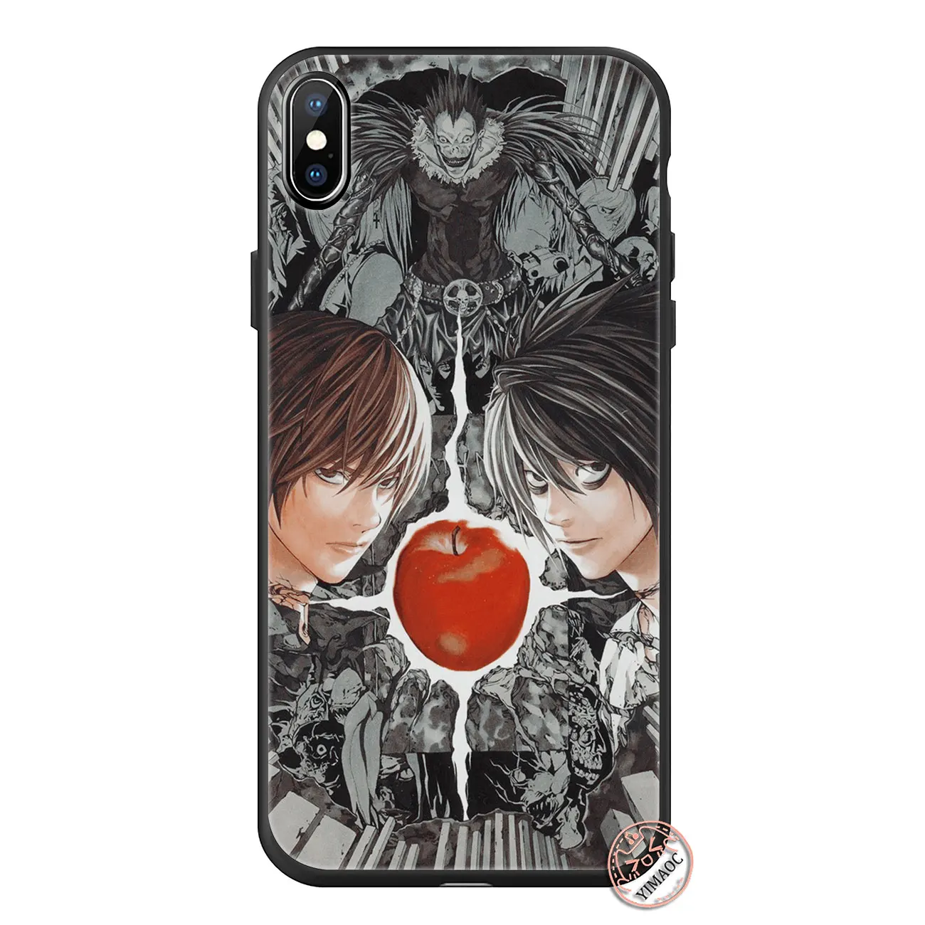 10 YIMAOC Death Note Рюк Кира Мягкий силиконовый чехол для телефона для iPhone 11 Pro XS Max XR X 6 6S 7 8 Plus 5 5S SE 10 TPU черный чехол - Цвет: 10