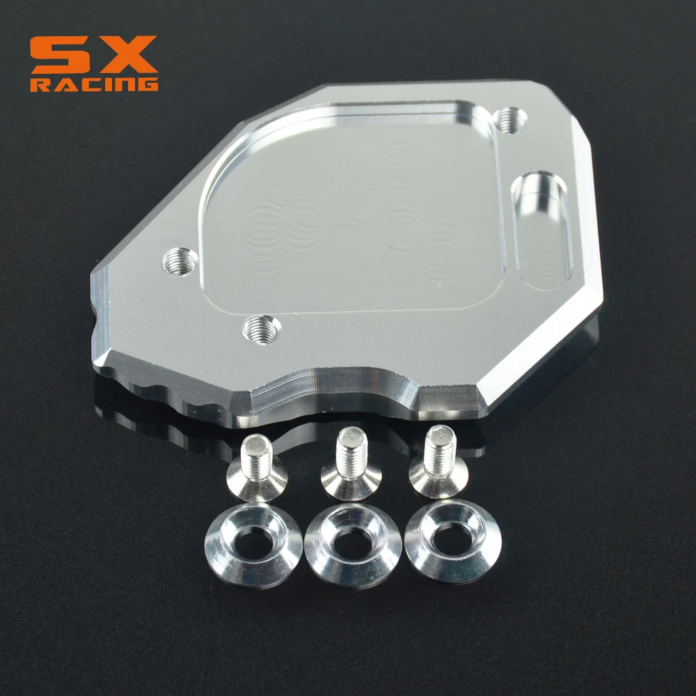 

Motorcycle Side Kickstand Stand Extension Plate Pad For BMW F800GS 2008-2015