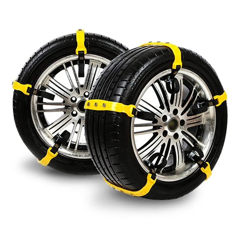 6 шт. автомобильные цепи безопасности трос тянущие грязевые снежные шины