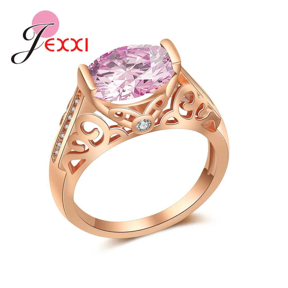 Фото Женское Обручальное кольцо розовое золото 6 7 8 9 | Украшения и аксессуары