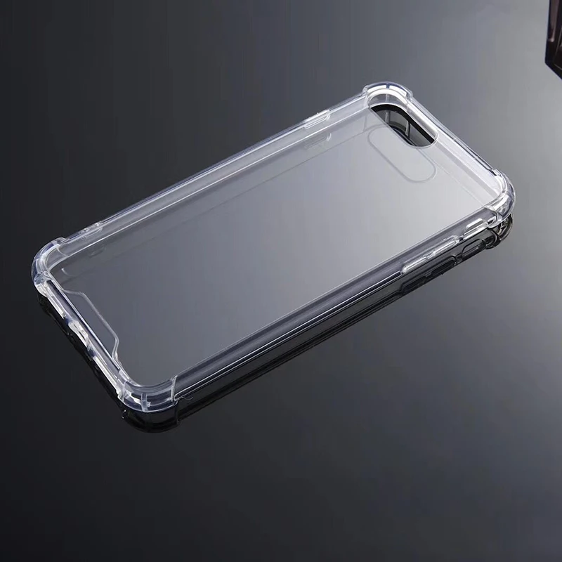 100 шт./лот для iphone 6s 7 8 plus X XS MAX Galaxy S9 S8 S7 Plus Note ударопрочный акриловый жесткий