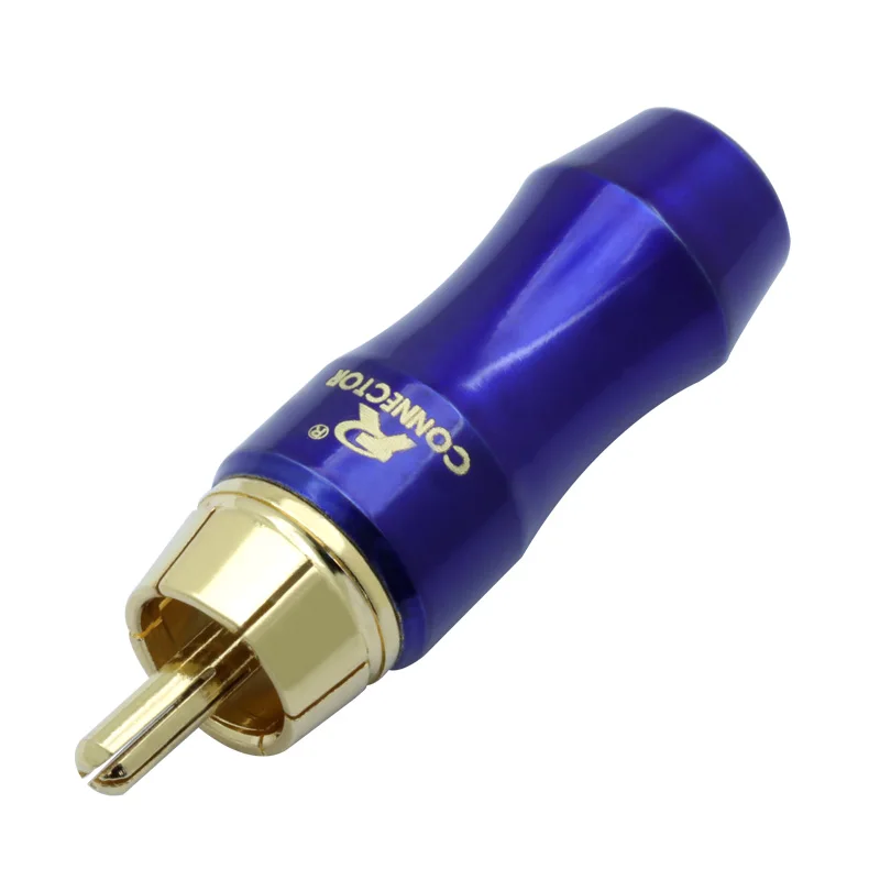 2 шт./1 пара Высокое качество Позолоченные RCA Коннектор HIFI штекер адаптера