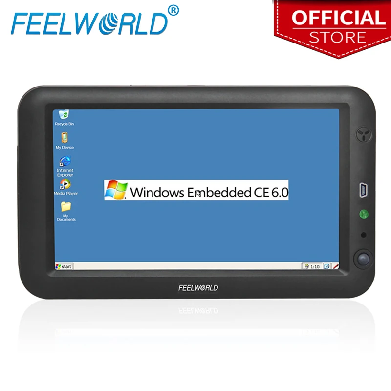 Feelworld FW659PC 7 дюймов Встроенный ПК с портом Lan RJ45 RS232 WinCE 6 0 Linux Все в одном компьютер
