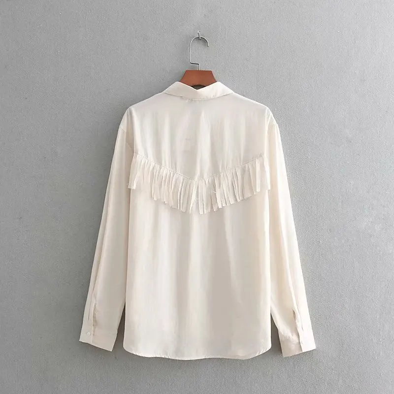 Модные рубашки с кисточками в европейском и американском стиле лидер продаж CC43