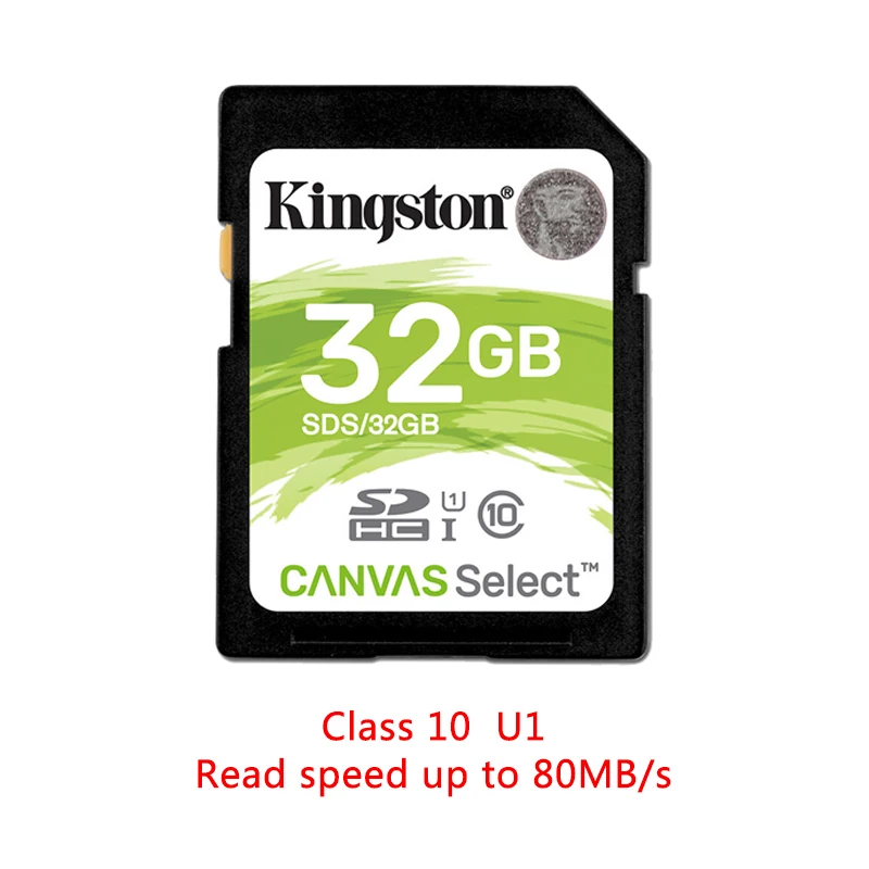 32GB U1 80MB Kingston, 128 ГБ, sd-карта, 16 ГБ, карта памяти, класс 10, 64 ГБ, Карта памяти SDHC, SDXC, USH-I, HD видео, 32 ГБ, карта SD для камеры, 256 ГБ - Емкость: 32GB U1 80MB