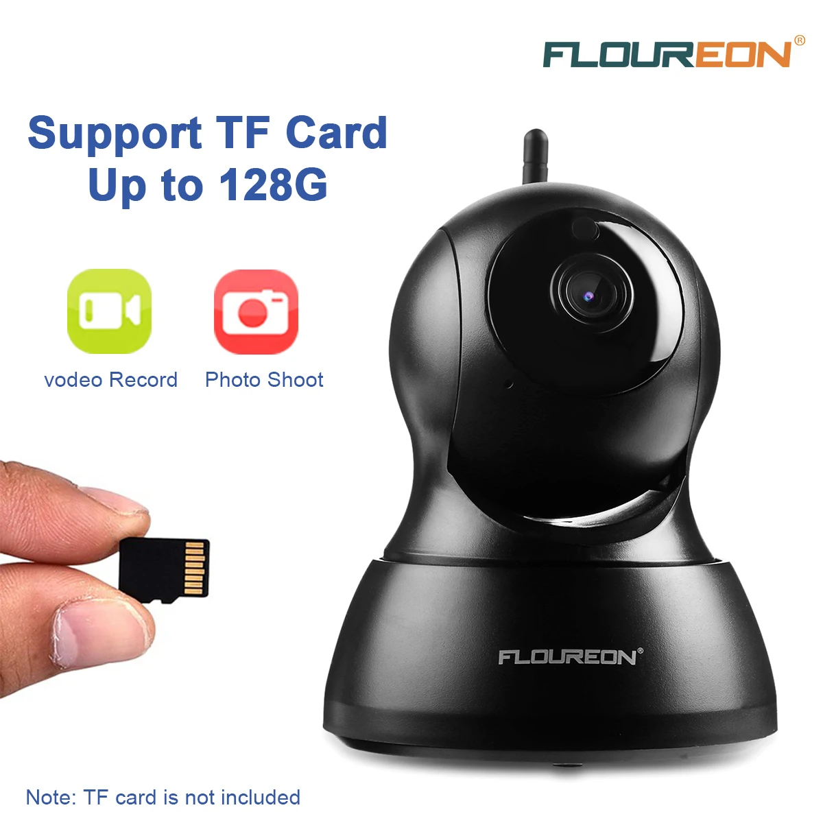 FLOUREON WI FI IP Камера 1 0 МП 720 P P2P CCTV Беспроводной Крытый безопасности двухстороннее