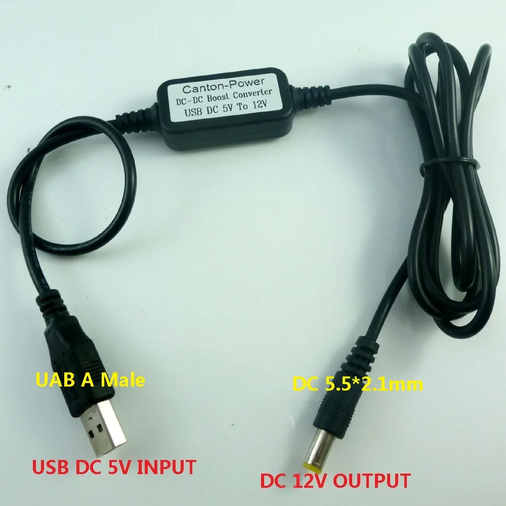 CE036 DC от 5 В до 12 USB к кабелю постоянного тока 5*2 1 мм | Обустройство дома
