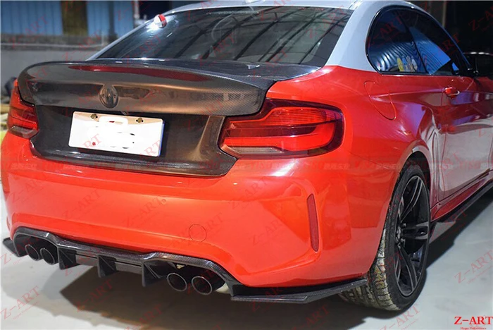 2015 2019 Z ART для BMW M2 углеродное волокно Задняя Крышка багажника OEM задние крышки F87