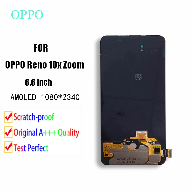 Инструменты для ремонта + ЖК дисплей OPPO Reno 10x Zoom 2340*1080 6 дюймов в сборе сенсорный
